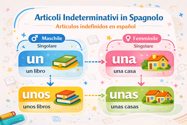 Articoli indeterminativi in spagnolo Articoli indeterminativi in spagnolo